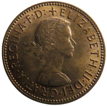 Load image into Gallery viewer, 1958 Queen Elizabeth II Halfpenny Coin In Higher Grade - Great Britain
