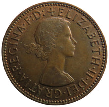 Load image into Gallery viewer, 1955 Queen Elizabeth II Halfpenny Coin In Higher Grade - Great Britain
