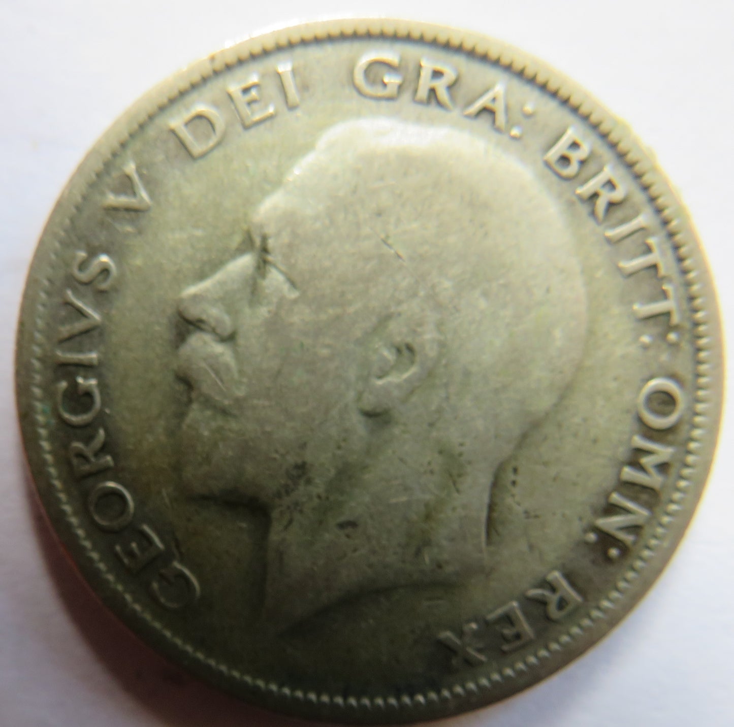 1930 King George V Silver Halfcrown Coin - Scarce Date