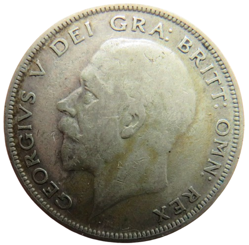 1930 King George V Silver Halfcrown Coin - Scarce Date