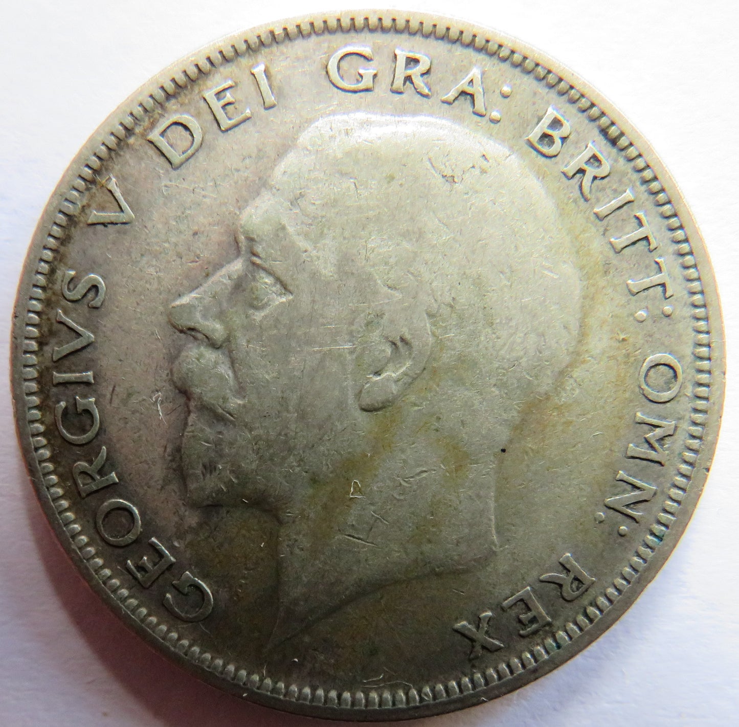 1930 King George V Silver Halfcrown Coin - Scarce Date