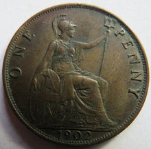 Load image into Gallery viewer, 1902 King Edward VII One Penny Coin In Higher Grade
