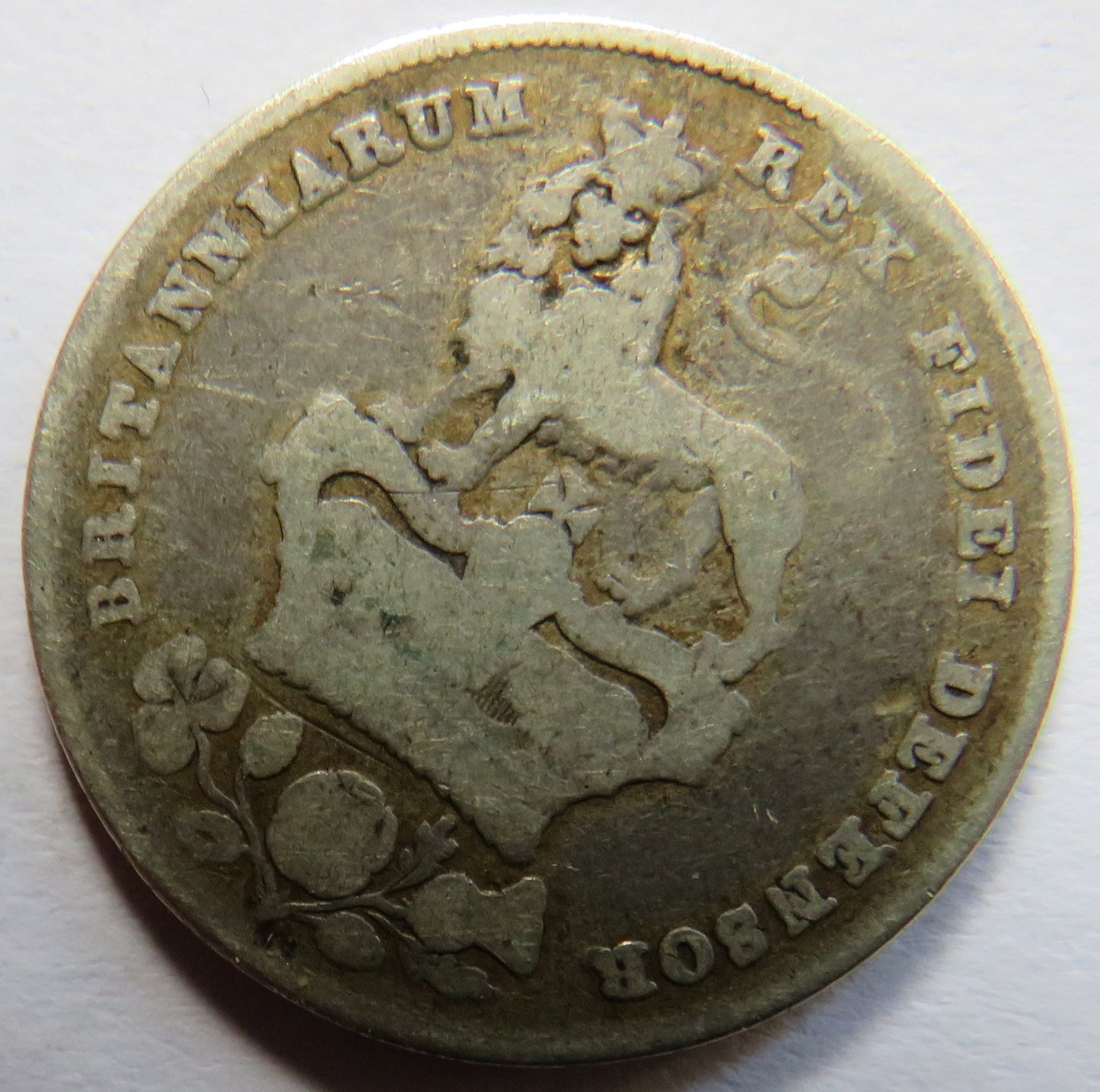 1826 King George IV Silver Shilling Coin - Great Britain