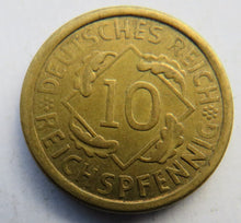 Load image into Gallery viewer, 1925-A Germany - Weimar Republic 10 Reichspfennig Coin
