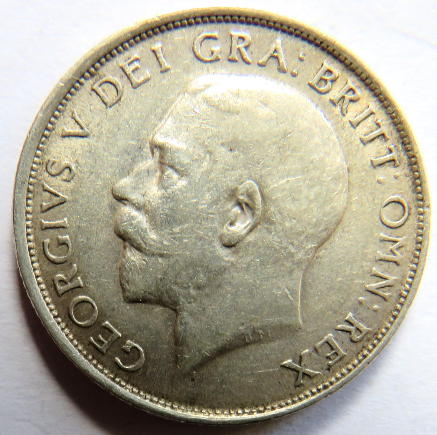1918 King George V Silver Shilling Coin - Great Britain