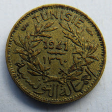 Load image into Gallery viewer, 1941 Tunisia 50 Centimes Coin
