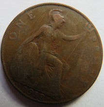 Load image into Gallery viewer, 1918-KN King George V One Penny Coin - Great Britain
