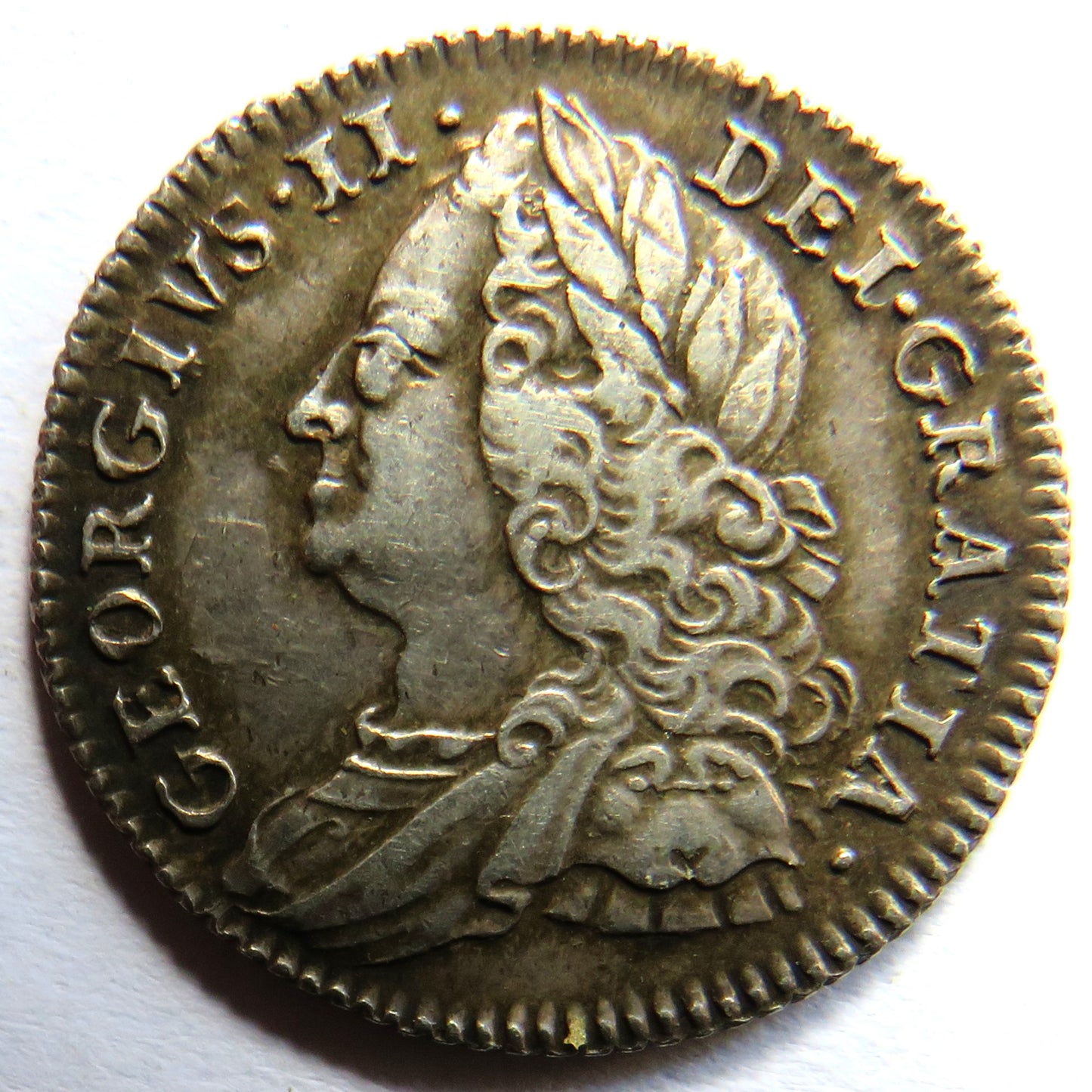 1757 King George II Silver Sixpence Coin In Higher Grade - Great Britain