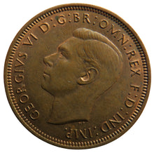 Load image into Gallery viewer, 1944 King George VI Halfpenny Coin In High Grade - Great Britain
