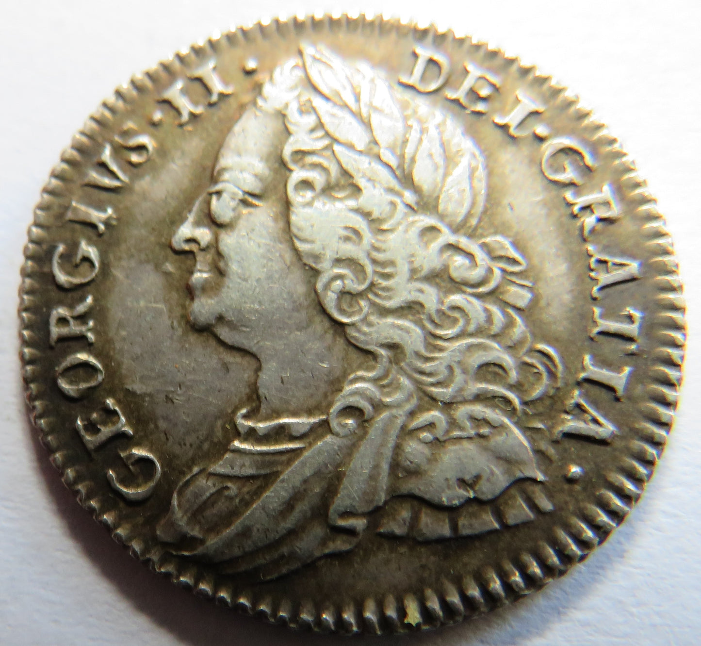 1757 King George II Silver Sixpence Coin In Higher Grade - Great Britain