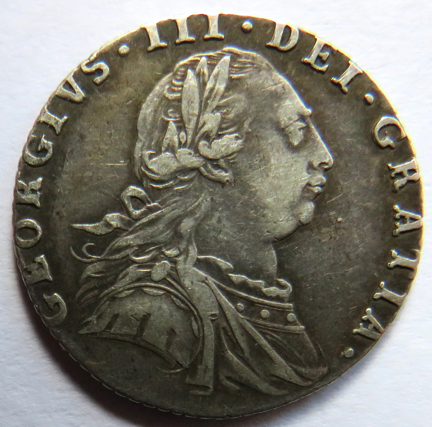 1787 King George III Silver Sixpence Coin With Hearts - Great Britain