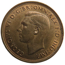 Load image into Gallery viewer, 1946 King George VI Halfpenny Coin In High Grade - Great Britain
