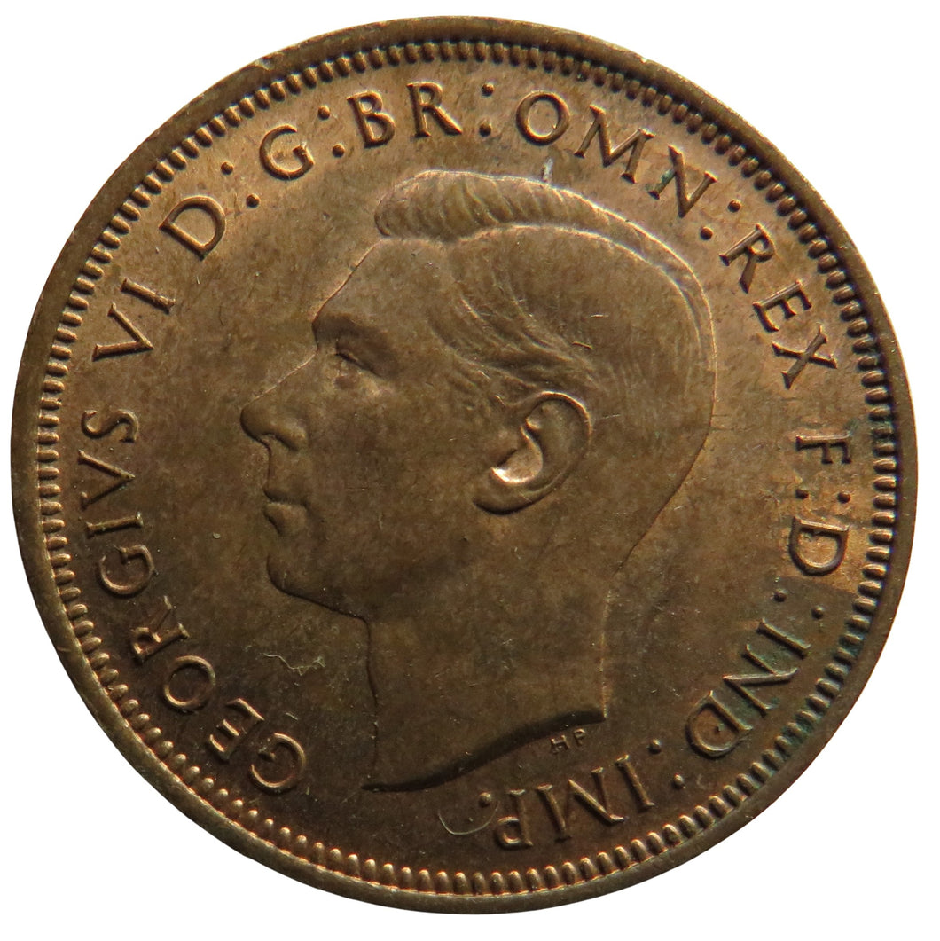 1946 King George VI Halfpenny Coin In High Grade - Great Britain