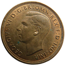 Load image into Gallery viewer, 1946 King George VI Halfpenny Coin In High Grade - Great Britain
