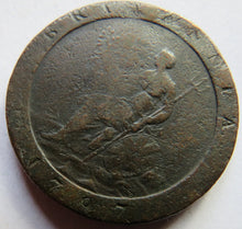 Load image into Gallery viewer, 1797 King George III Cartwheel One Penny Coin - Great Britain
