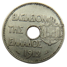 Load image into Gallery viewer, 1912 Greece 20 Lepta Coin
