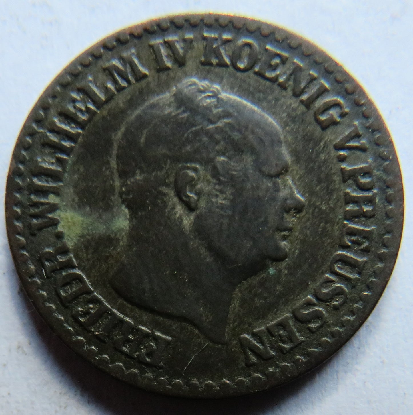 1856-A German States Prussia 1 Silber-Groschen Coin