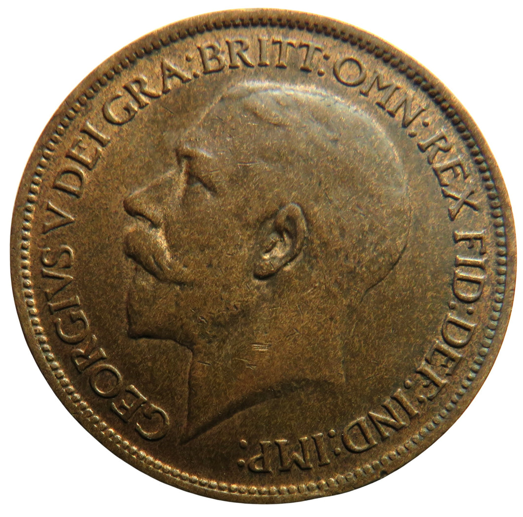 1920 King George V Halfpenny Coin In Better Grade - Great Britain