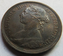 Load image into Gallery viewer, 1894 Queen Victoria Bun Head Halfpenny Coin Better Grade - Great Britain
