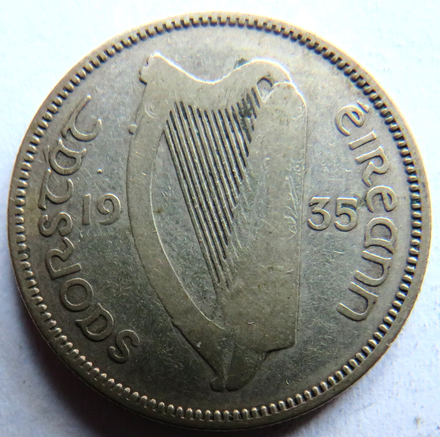 1935 Ireland Silver One Shilling Coin