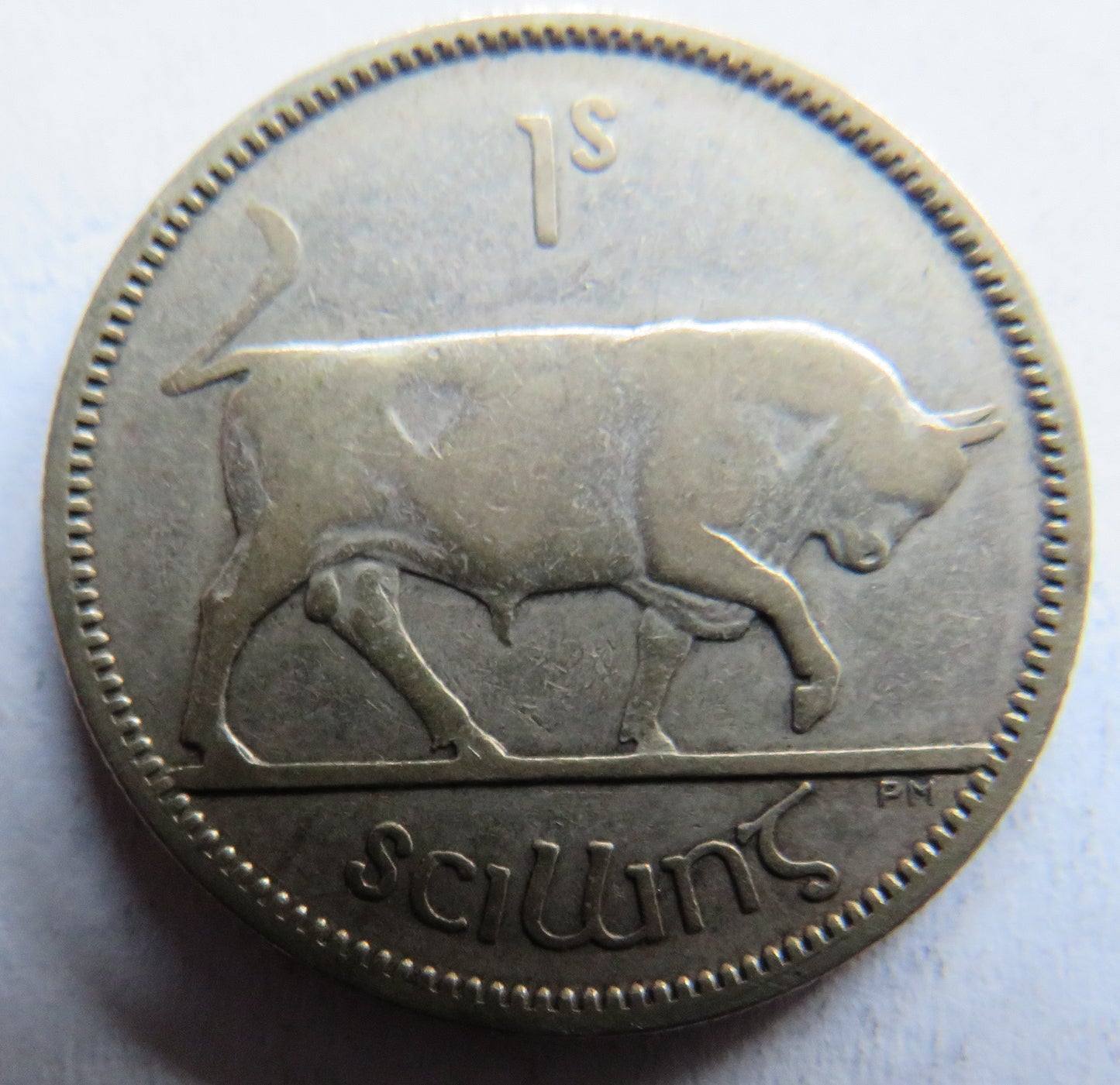 1935 Ireland Silver One Shilling Coin