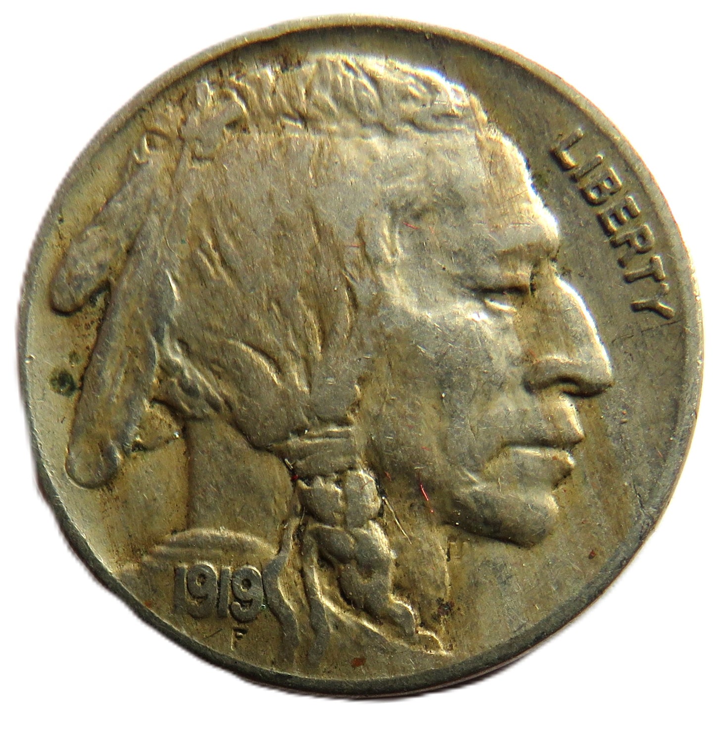 1919 USA Buffalo Nickel Coin