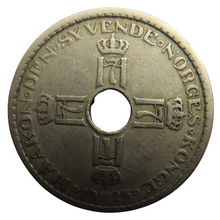 Load image into Gallery viewer, 1925 Norway One Krone Coin
