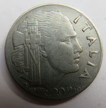 Load image into Gallery viewer, 1940 Italy 20 Centesimi Coin
