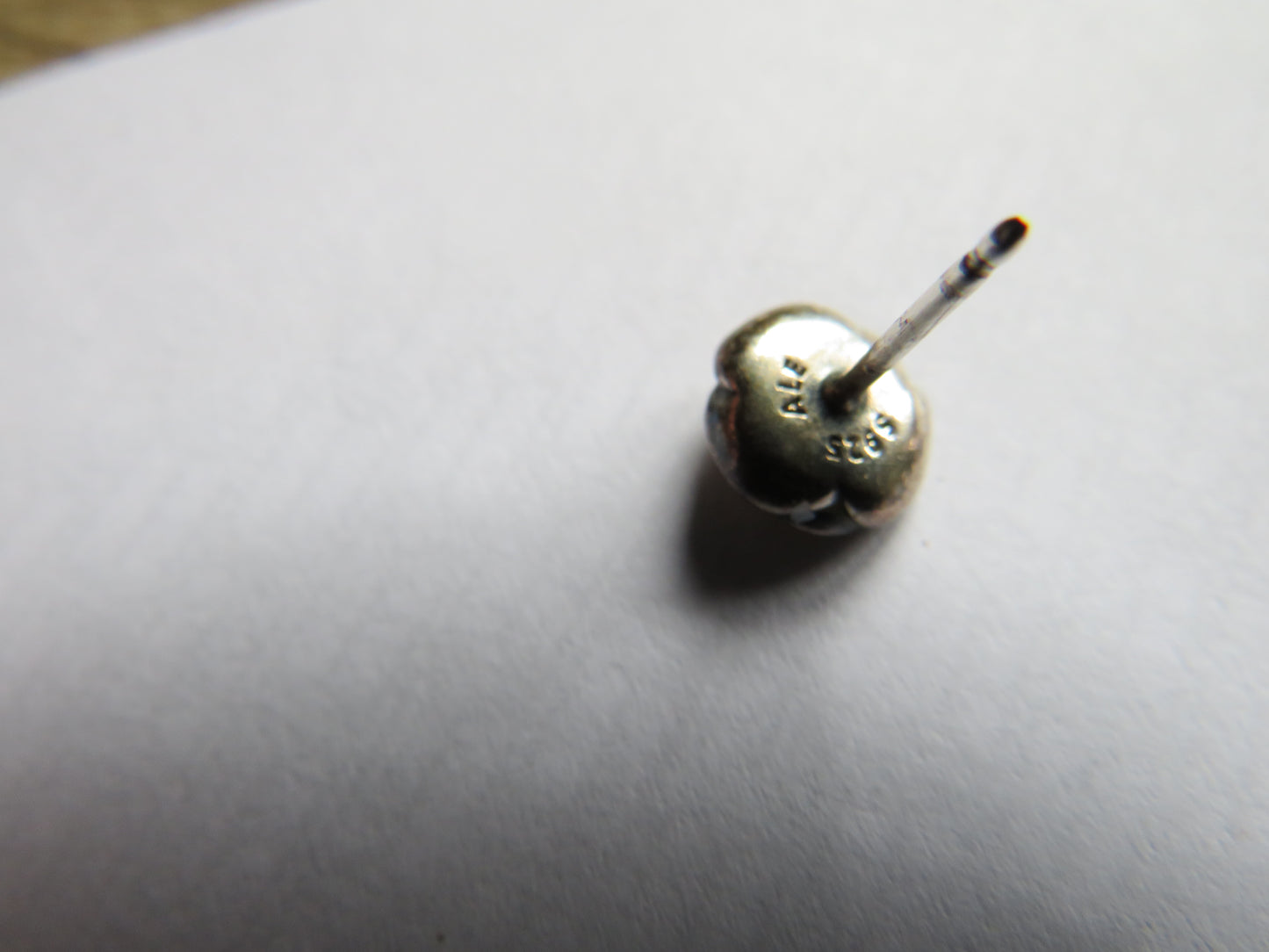 Pair of Ladies Sterling Silver Floral Earrings By Pandora