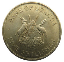 Load image into Gallery viewer, 1968 Bank of Uganda Five Shillings Coin Produce of Food
