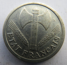 Load image into Gallery viewer, 1943 France 2 Francs Coin
