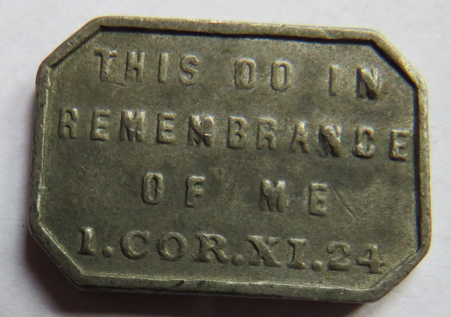 1845 St Boswells Free Kirk Church Communion Token