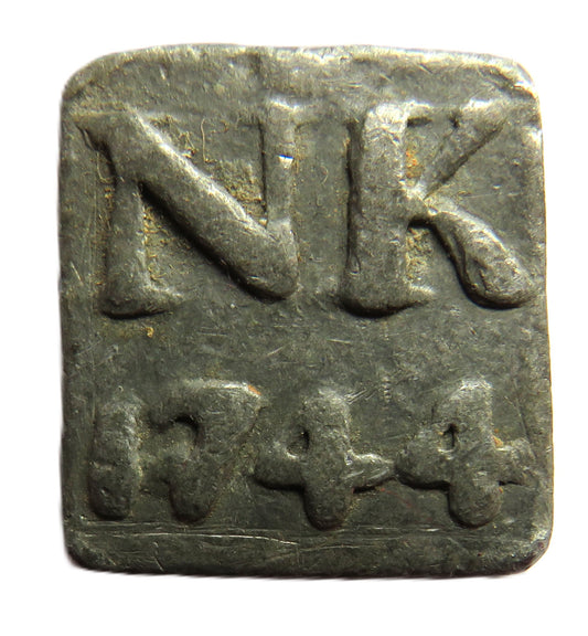 1744 Scottish Church Communion Token NK / M D G