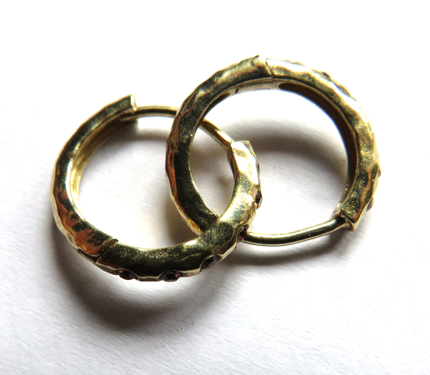 Pair of Ladies Gold Plated Sterling Silver Earrings