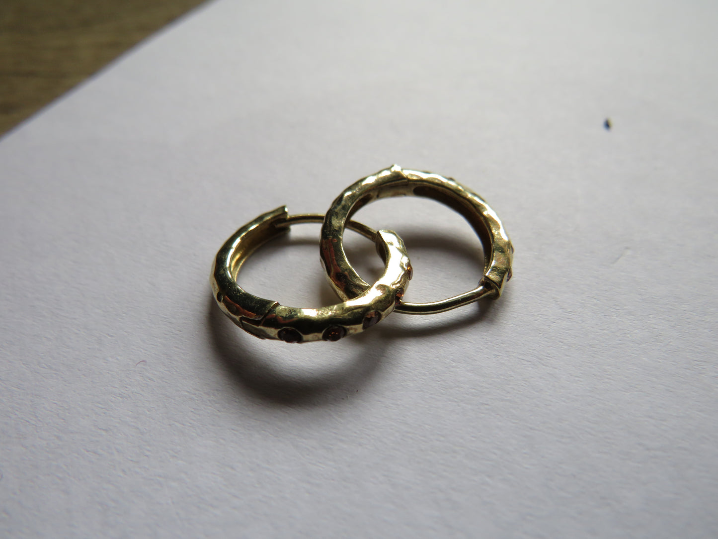 Pair of Ladies Gold Plated Sterling Silver Earrings
