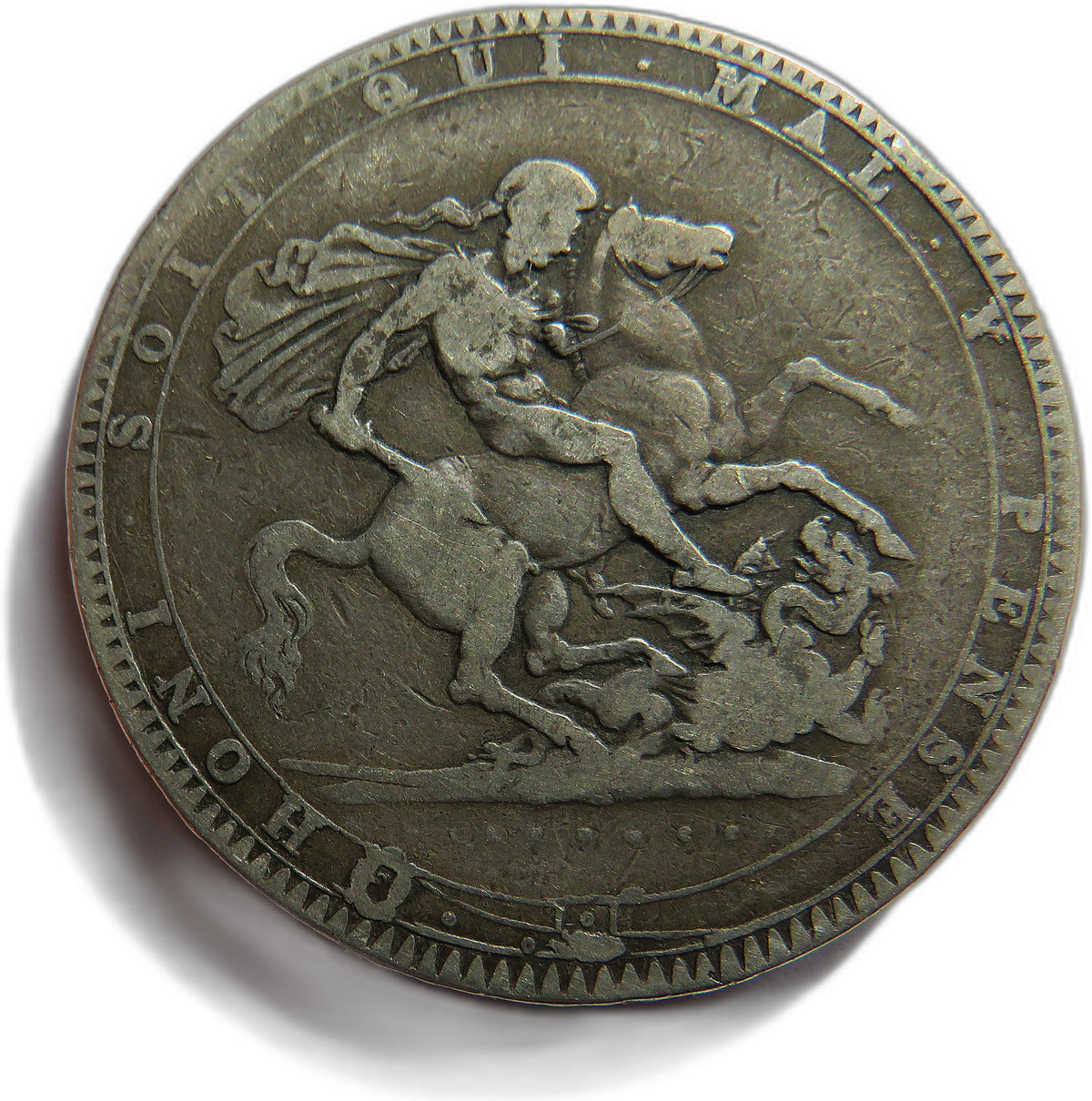 1819 LX King George III Silver Crown Coin - Great Britain