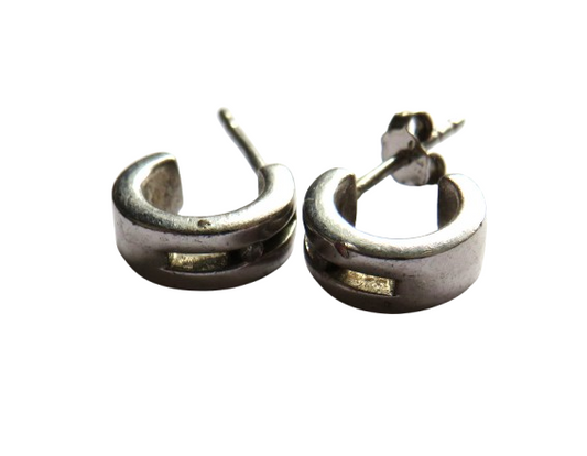 Pair of Ladies Sterling Silver Earrings