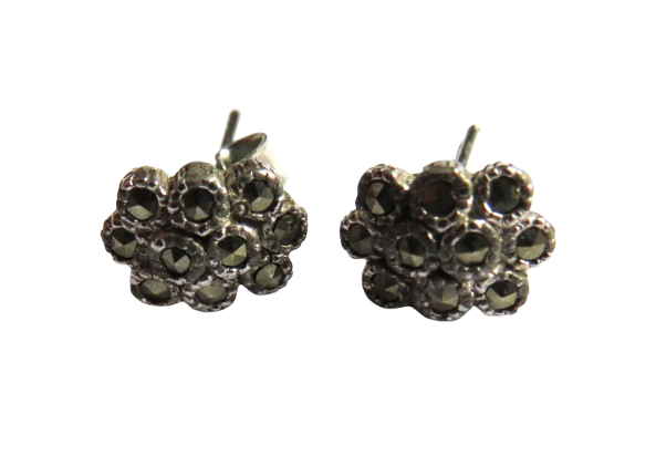 Vintage Pair of Ladies Marcasite Earrings