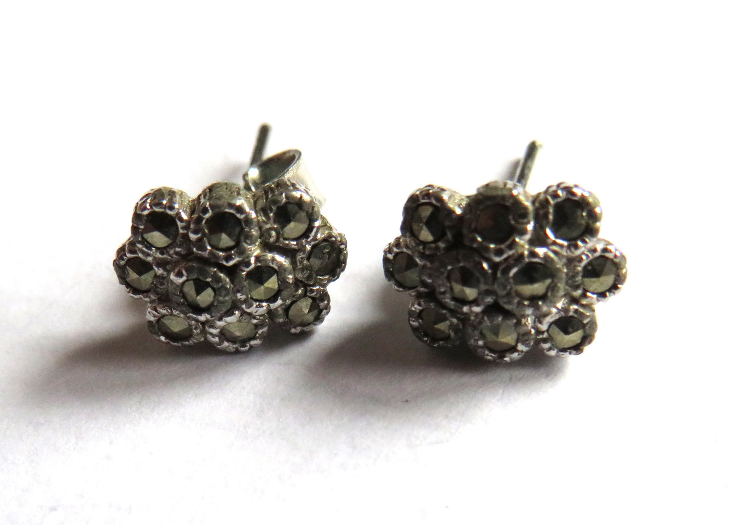 Vintage Pair of Ladies Marcasite Earrings