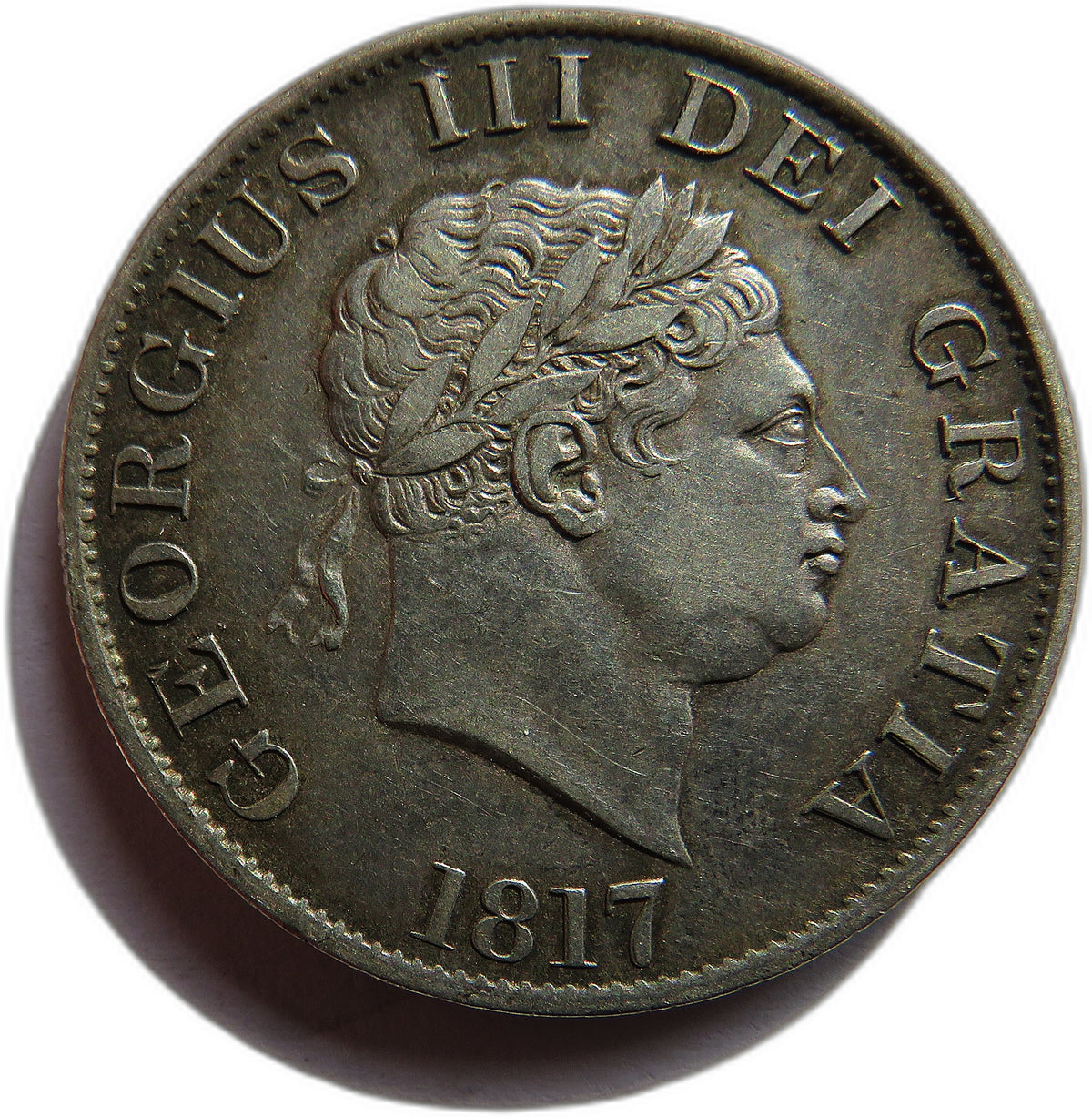 1817 King George III Silver Halfcrown Coin In Better Grade - Great Britain