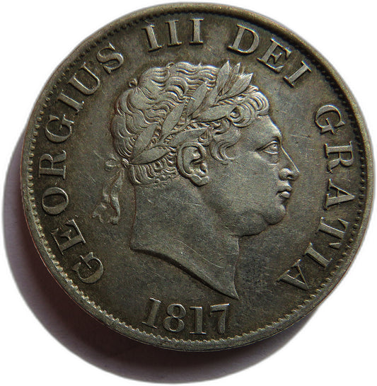 1817 King George III Silver Halfcrown Coin In Better Grade - Great Britain