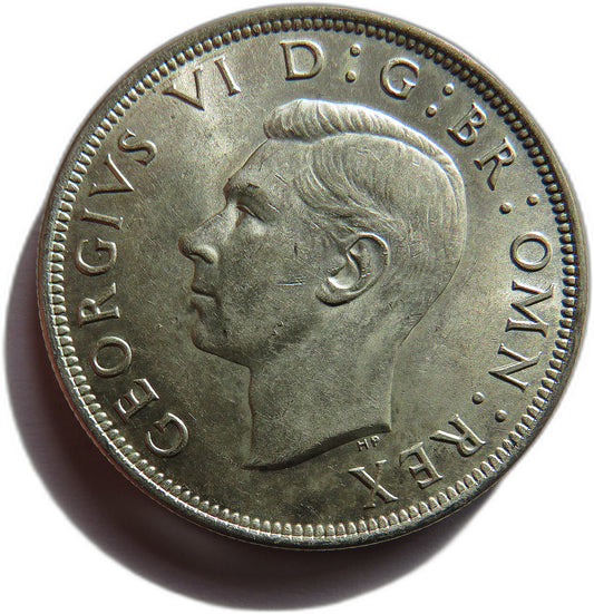 1945 King George VI Silver Halfcrown Coin In High Grade - Great Britain