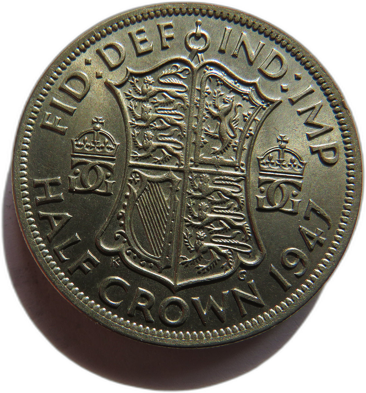 1947 King George VI Halfcrown Coin In High Grade - Great Britain