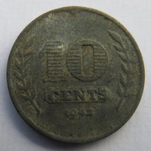 Load image into Gallery viewer, 1942 Netherlands 10 Cents Coin
