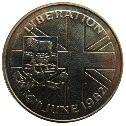 1982 Falkland Islands 50p Fifty Pence Coin