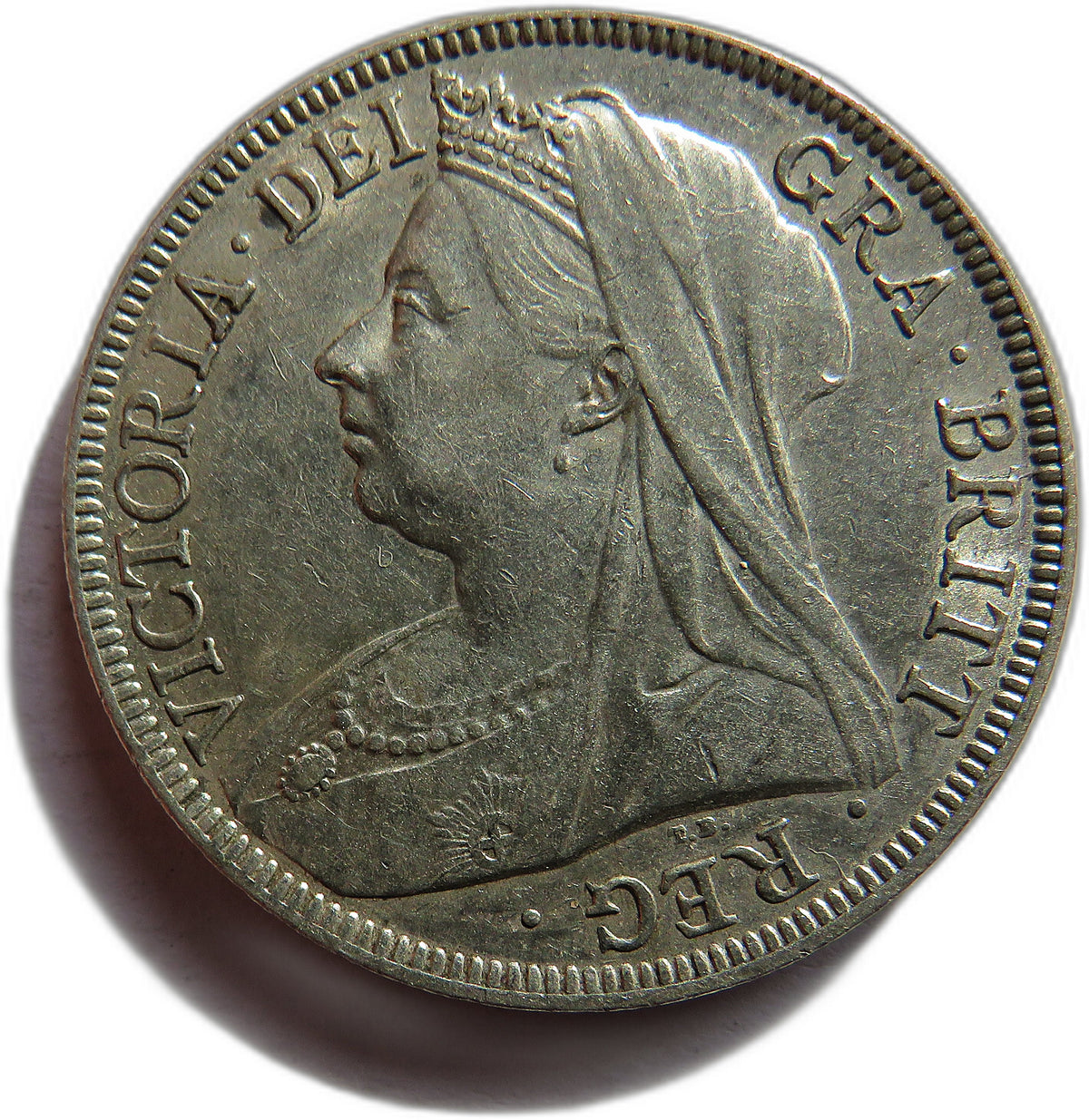 1899 Queen Victoria Silver Halfcrown Coin In Better Grade - Great Britain