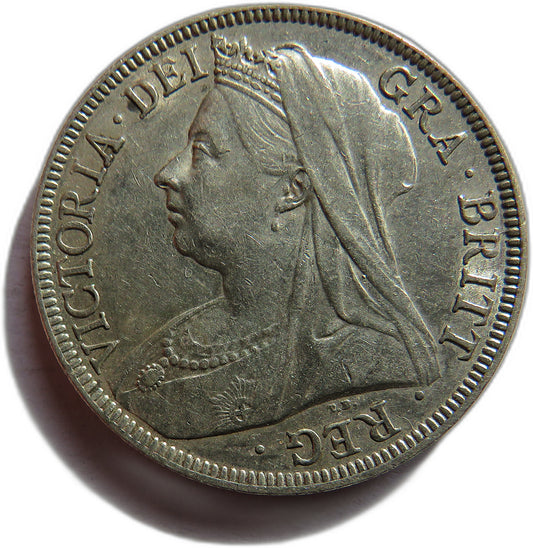 1899 Queen Victoria Silver Halfcrown Coin In Better Grade - Great Britain