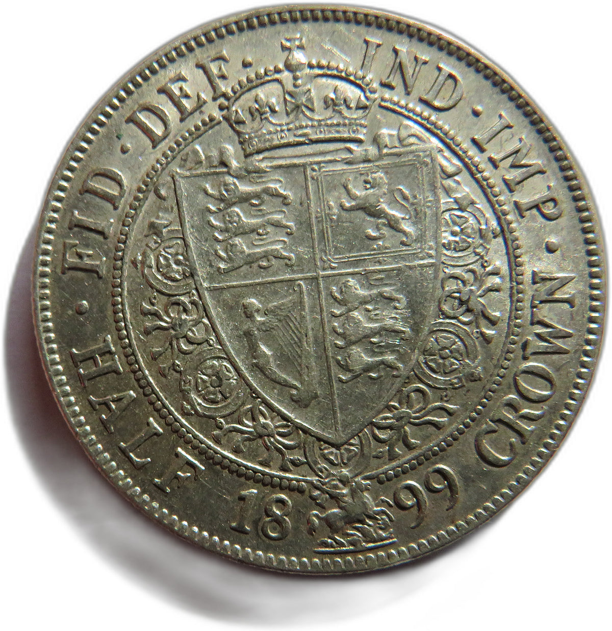 1899 Queen Victoria Silver Halfcrown Coin In Better Grade - Great Britain