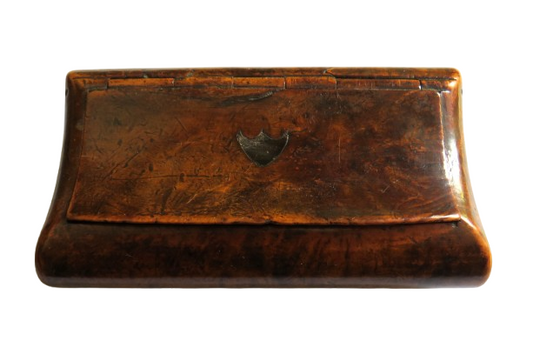 Good Quality Antique Walnut Snuff Box