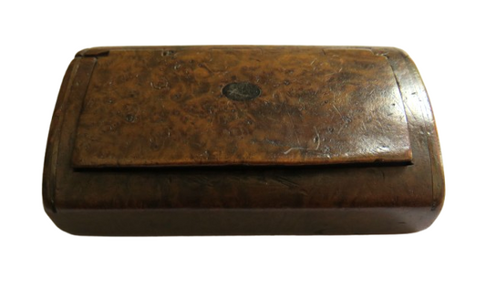 Antique Walnut Snuff Box